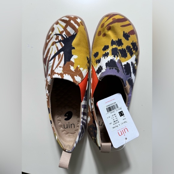 UIN Shoes - UIN Women’s Slip On Sneaker Casual Loafers Art Painted Walking Shoes